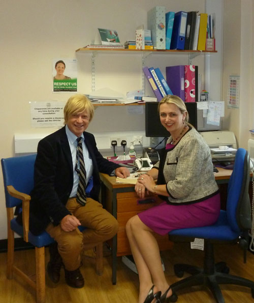 Michael Fabricant with Dr Helen Stokes-Lampard