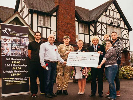 Mercian Regiment Bowling Green cheque