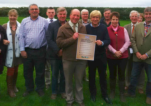 NFU Pledge along with other farmers
