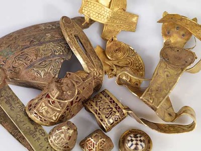 A small part of the Staffordshire Hoard